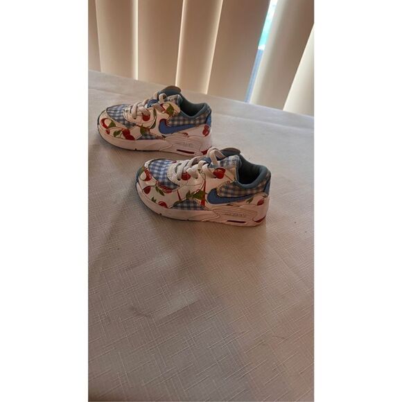 Nike Air Max Excee Unisex Cherries Casual Running Sneakers Blue White Size 6C - Picture 4 of 10